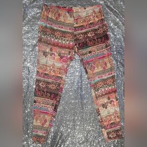 Ultra Flirt Multicolor Patterned Kids Leggings